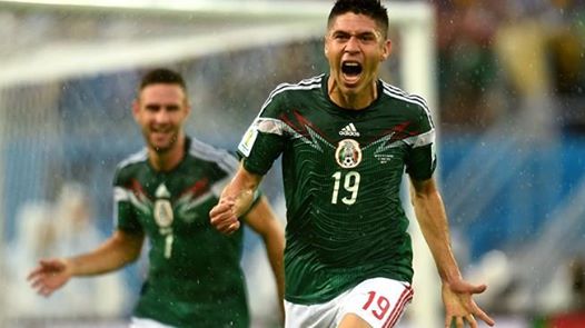 Peralta da a vitória ao México na estreia na Copa. FOTO: FIFA