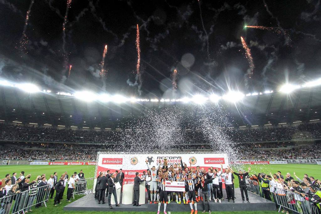 Festa do título depois de muito sofrimento. FOTO: Facebook oficial do Galo