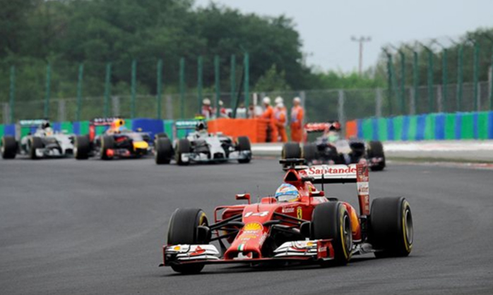 Alonso bem que tentou, mas não conseguiu segurar a vitória. FOTO: formula1.com.