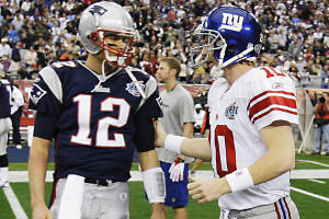 Eli Manning e Tom Brady protagonizaram o Super Bowl XLII
