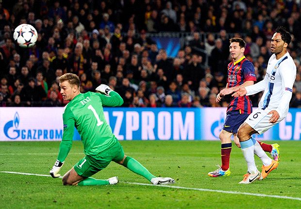 O City tenta espantar a má sorte em Champions justo contra o Barça, que já o eliminou. FOTO: Getty Images