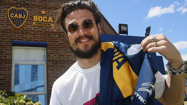 Osvaldo deixou a Europa para tentar conquistar a Libertadores pelo Boca. FOTO: Boca Jrs.