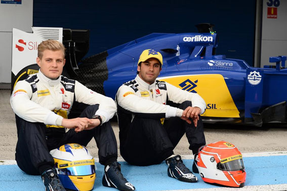 Ericsson e Nasr tentarão dar uma sorte melhor a Sauber em 2015. FOTO: Sutton Images