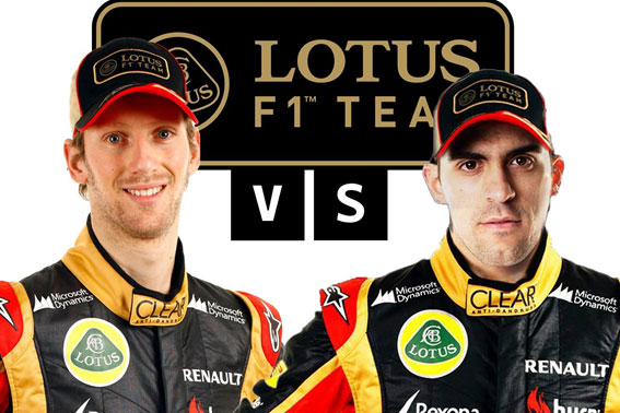 A “explosiva” dupla Grosjean e Maldonado conduzirão a Lotus em 2015. FOTO: www.youtube.com. 