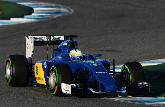 A Sauber configurou-se como a grande surpresa dos testes de inverno desta temporada. FOTO: joseinacio.com.