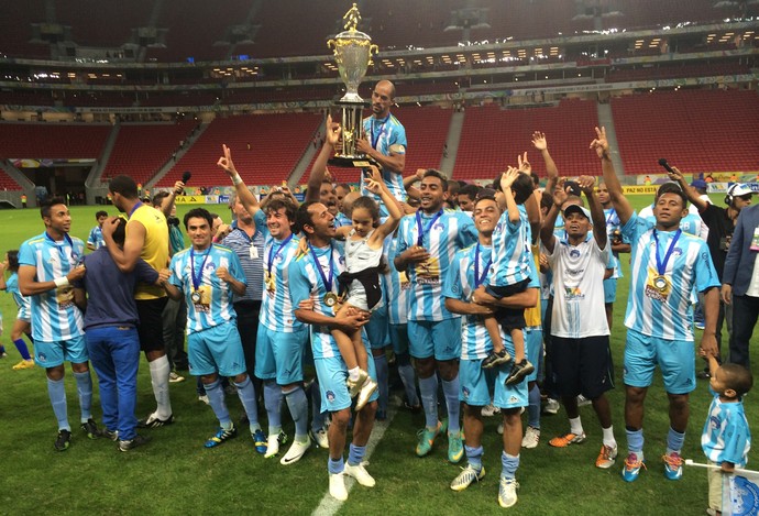 O time de Goiás que foi campeão brasiliense de 2012. FOTO: Fabrício Marques