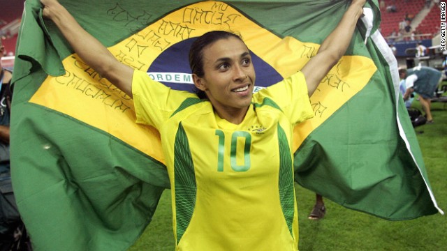 A maior atleta da história do futebol feminino, eleita cinco vezes melhor do mundo. FOTO: Getty Images