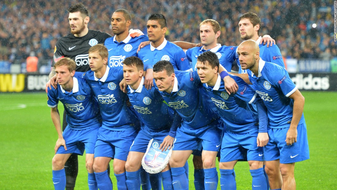Equipe ucraniana faz história na Europa League em meio a crise no país. FOTO: Getty Images