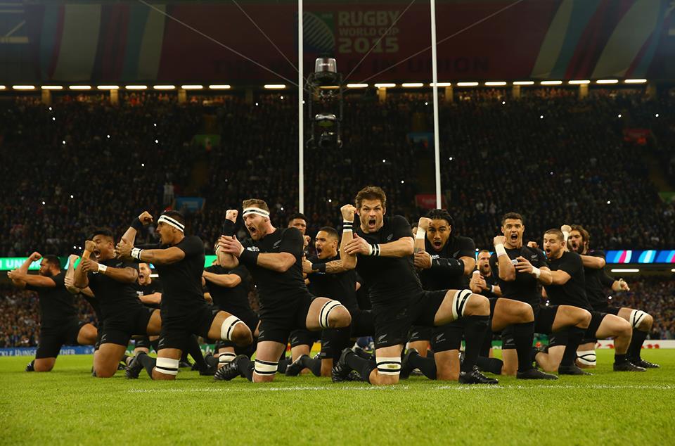 Os All Blacks continuam sendo franco favoritos. FOTO: Rugby World Cup
