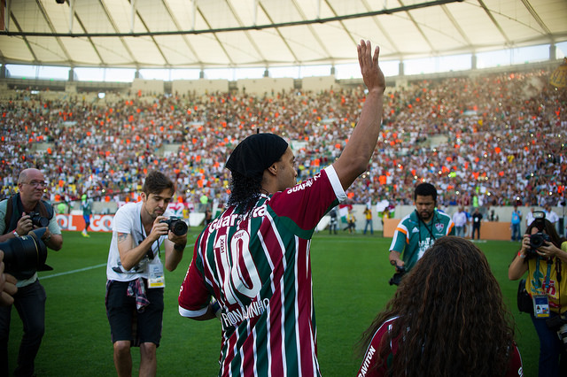 Ronaldinho teve uma passagem decepcionante pelo Fluminense. FOTO: Nelson Perez / Fluminense
