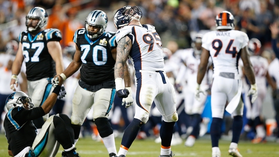 Atuação impecável da defesa dos Broncos. FOTO: Getty Images