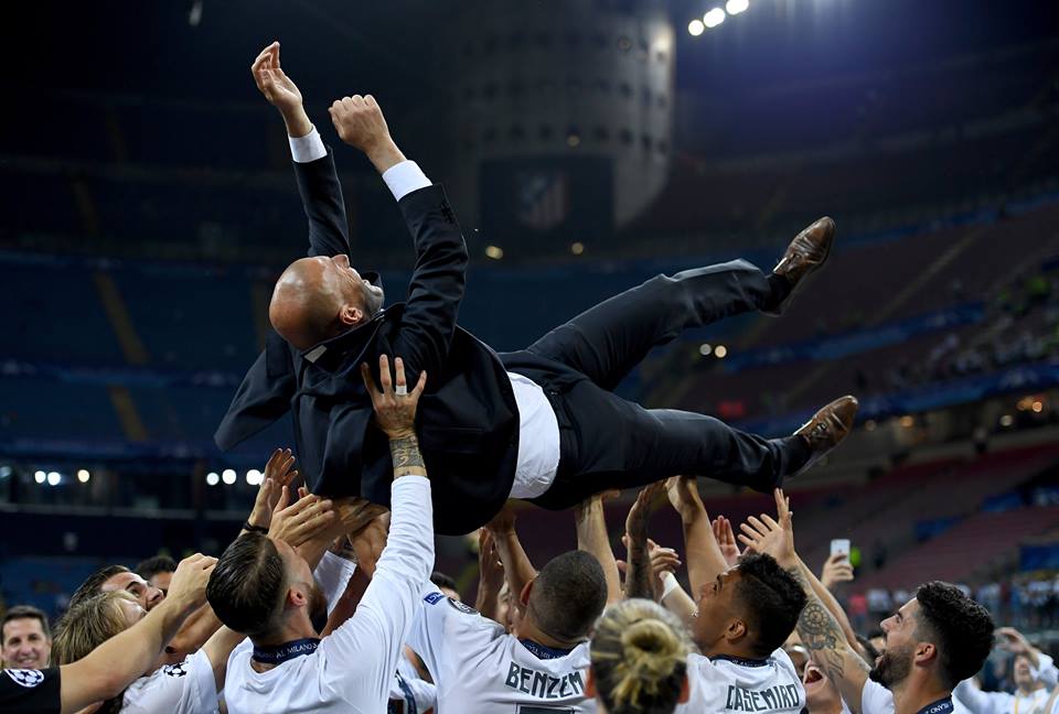 Campeão como jogador e agora como técnico. FOTO: UEFA