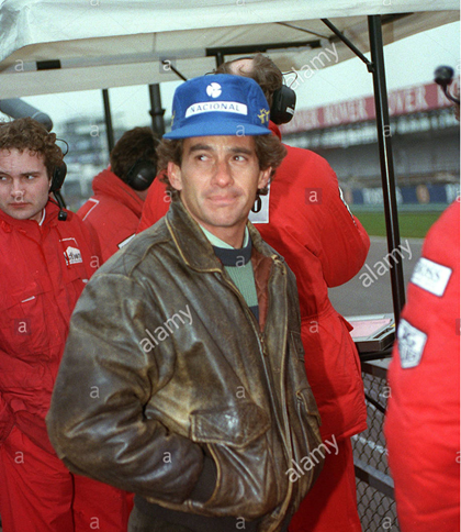 Ayrton Senna em 1993. Foto: www.alamy.com