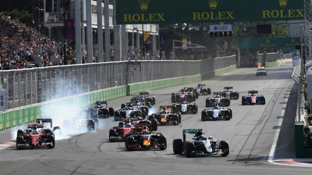 Largada do GP da Europa. FOTO: formula1.com