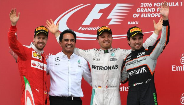 Nico Rosberg venceu o primeiro GP da Europa no Azerbaijão. FOTO: formula1.com