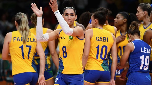 A super favorita seleção brasileira, caiu para a China. FOTO: Rio 2016