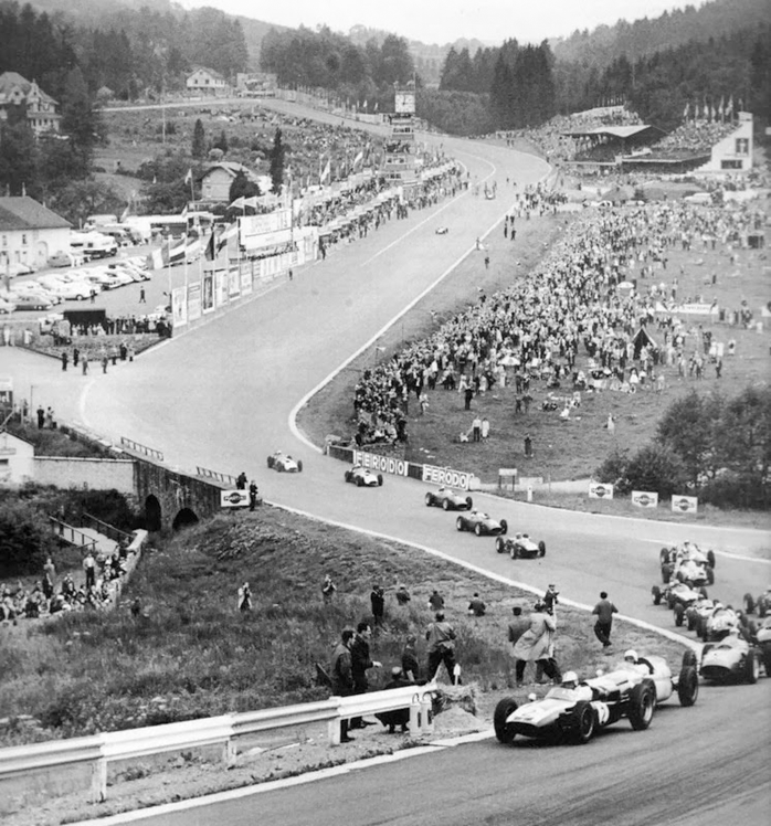 Largada do GP da Bélgica de 1960. FOTO: flyinglap.com.br