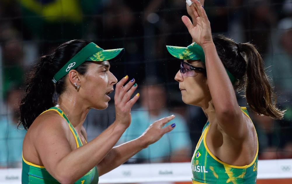 Ágatha e Bárbara atribuem a vitória a uma combinação de controle mental e estratégia. FOTO: Getty Images/Jamie Squire