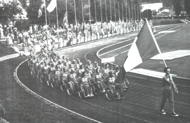 Cerimônia de abertura dos Jogos Paralímpicos de Roma 1960. FOTO: IPC