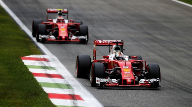 Vettel e Raikkonen completaram a corrida “em casa” em 3º e 4º, respectivamente. FOTO: formula1.com