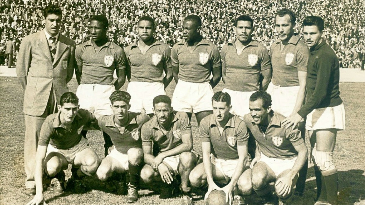 O time base da Portuguesa da década de 50. FOTO: Divulgação/Lusa