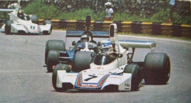 Reutemann, Jarier e Pace. FOTO: Reprodução Revista Quatro Rodas fev/1975