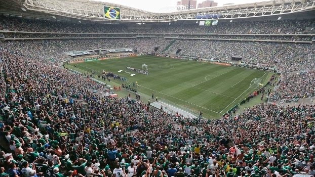 Allianz Parque com o maior público de sua história. FOTO: Gazeta Press