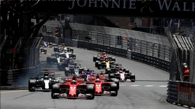Largada do GP de Monaco de F1