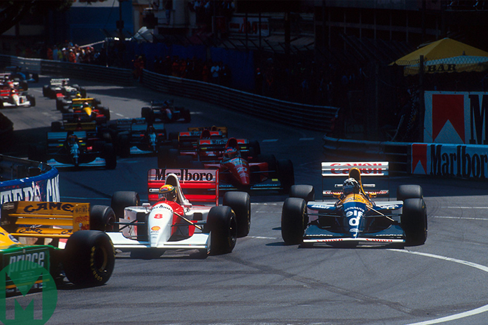 Largada do GP de Mônaco de 1993. 