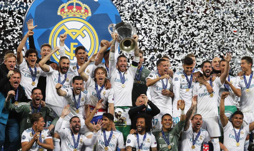 Real Madrid faturou o 13º título da Champions League em 2018. 